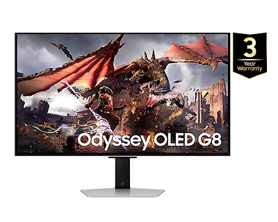 32 Inch Odyssey OLED G8 G80SD UHD 240Hz Gaming Monitor (2024) | Samsung Canada