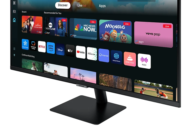 32" Smart Monitor M5 M50D FHD Black (2024) | Samsung Canada