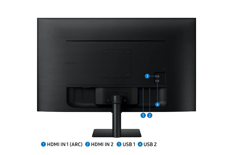32" Smart Monitor M5 M50D FHD Black (2024) | Samsung Canada