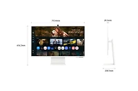 32" Smart Monitor M8 M80F 4K Samsung Vision Al (2025) | Samsung Canada