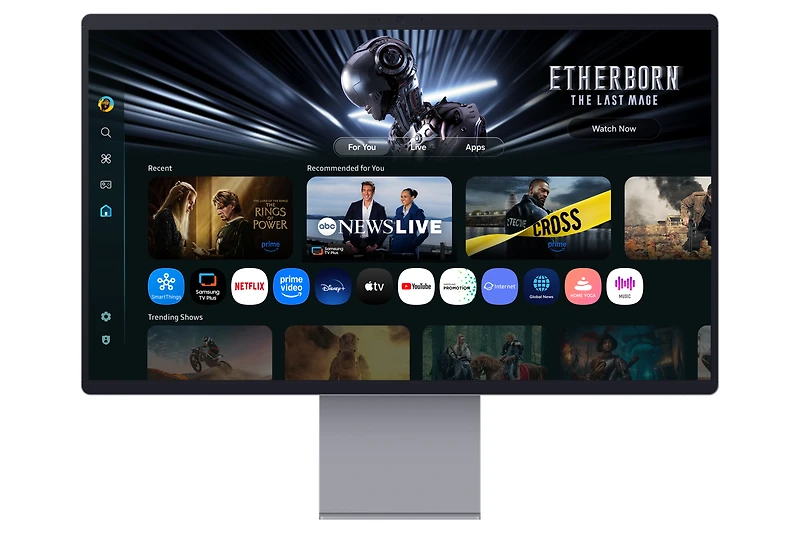 32" Smart Monitor M9 M90SF 4K OLED Samsung Vision AI (2025) | Samsung Canada