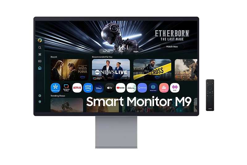32" Smart Monitor M9 M90SF 4K OLED Samsung Vision AI (2025) | Samsung Canada