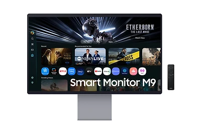 32" Smart Monitor M9 M90SF 4K OLED Samsung Vision AI (2025) | Samsung Canada