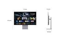 32" Smart Monitor M9 M90SF 4K OLED Samsung Vision AI (2025) | Samsung Canada