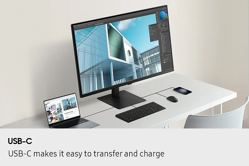 37" ViewFinity S8 S80UD UHD Monitor | Samsung Canada