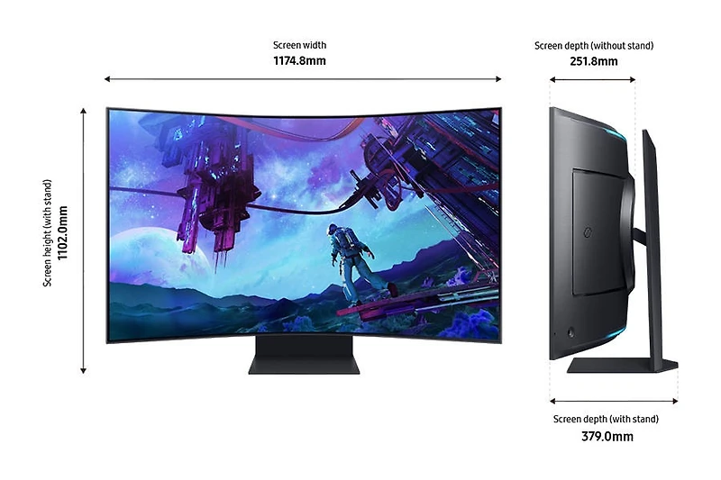 55 inch Odyssey Ark Gaming Monitor G970 | Samsung Canada