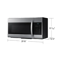 1.7 cu.ft. Over the Range Microwave with 300 CFM | Samsung Canada