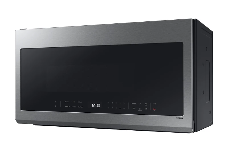 2.1 cu.ft Over the Range Microwave with Finger Print Resistant Finish | Samsung Canada