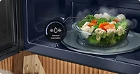 2.1 cu.ft Over the Range Microwave with Finger Print Resistant Finish | Samsung Canada