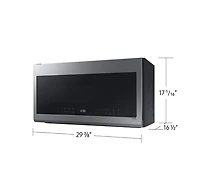 2.1 cu.ft Over the Range Microwave with Finger Print Resistant Finish | Samsung Canada