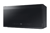 2.1 cu. ft. Over-the-Range Microwave with Edge to Edge Glass Display in Matte Black Steel | Samsung Canada