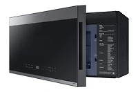 2.1 cu. ft. Over-the-Range Microwave with Edge to Edge Glass Display in Fingerprint Resistant Stainless Steel | Samsung Canada