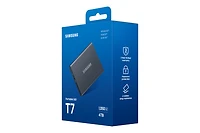 Portable SSD T7 USB 3.2 4TB (Titan Gray) | Samsung Canada