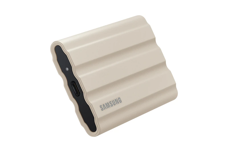 Samsung Portable SSD T7 Shield USB 3.2 Gen Micro-Portable Beige Wood MU-PE2T0K/AM