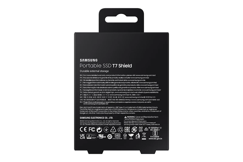 Portable SSD T7 Shield Black | Samsung Canada