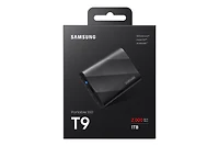 Samsung Portable SSD T9 Black | Samsung Canada
