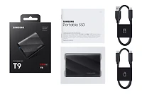 Samsung Portable SSD T9 Black | Samsung Canada