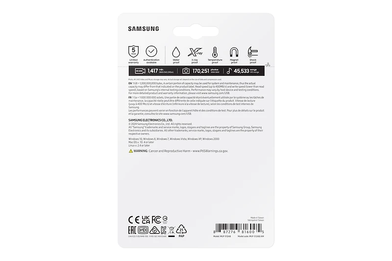 Samsung Fit Plus USB 3.1 Flash Drive MUF-512AB/AM | Samsung Canada