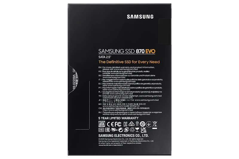 SSD 870 EVO SATA III 2.5 inch | Samsung Canada
