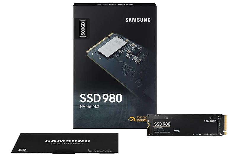 980 PCIe 3.0 NVMe M.2 SSD, 500 GB