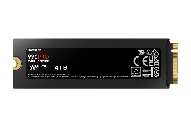 Samsung 990 PRO with Heatsink 4TB PCIe NVMe 4.0 M.2 Internal Solid State Drive SSD | Samsung Canada