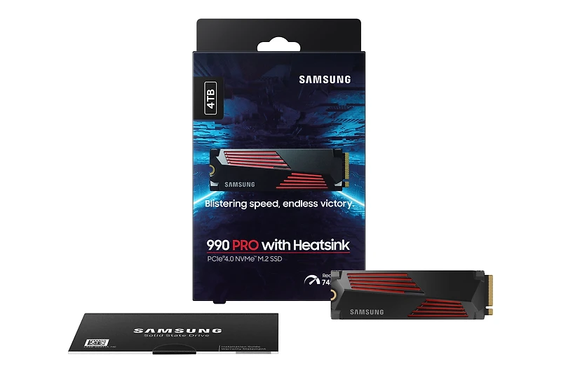 Samsung 990 PRO with Heatsink 4TB PCIe NVMe 4.0 M.2 Internal Solid State Drive SSD | Samsung Canada