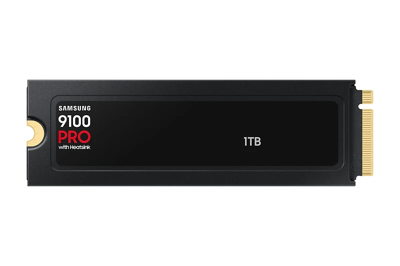 9100 PRO NVMe M.2 SSD with heatsink