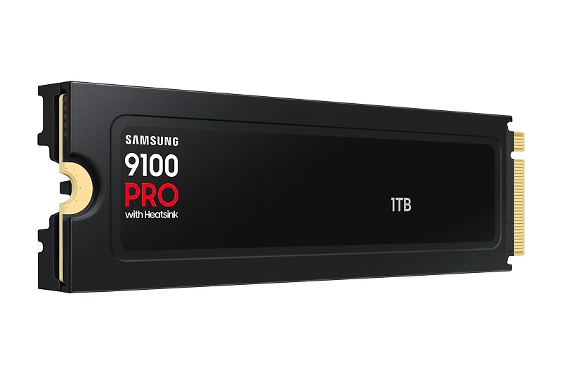 9100 PRO NVMe M.2 SSD with heatsink