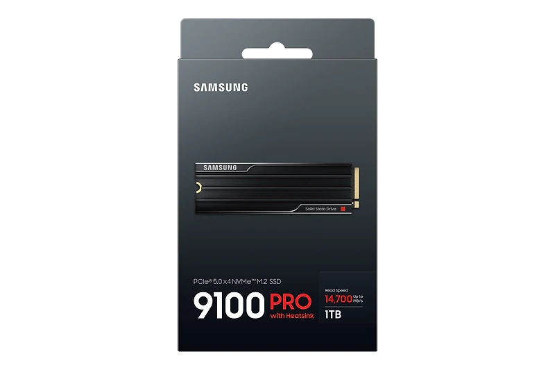 9100 PRO NVMe M.2 SSD with heatsink