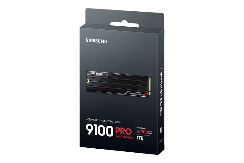 9100 PRO NVMe M.2 SSD with heatsink
