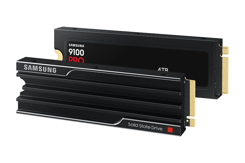 9100 PRO NVMe M.2 SSD with heatsink