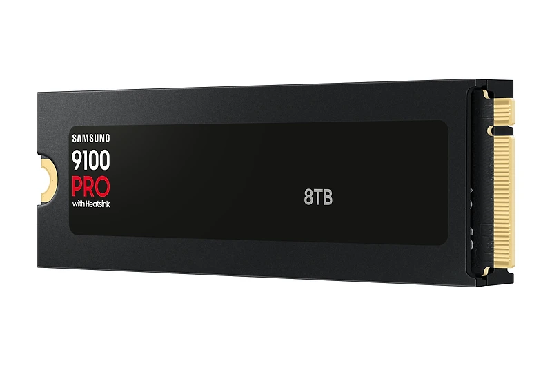9100 PRO NVMe M.2 SSD with heatsink
