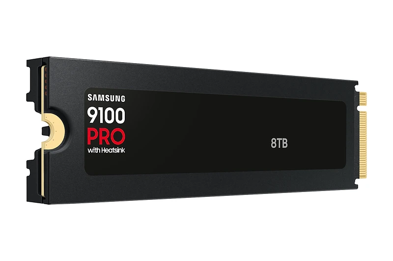 9100 PRO NVMe M.2 SSD with heatsink