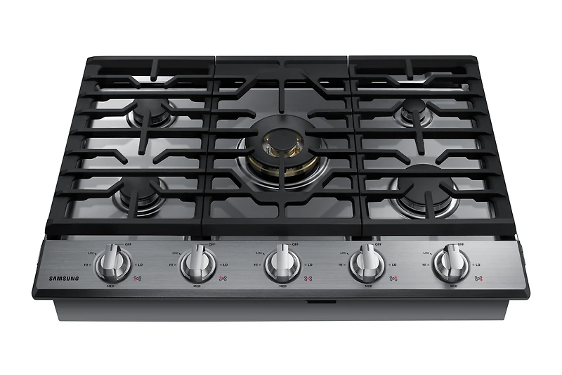 30" Smart Gas Cooktop with 22K BTU Dual Power Burner | Samsung Canada