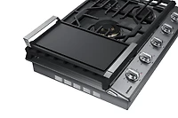 30" Smart Gas Cooktop with 22K BTU Dual Power Burner | Samsung Canada