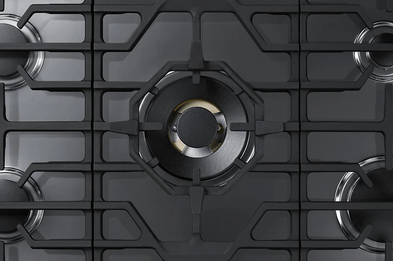 30" Smart Gas Cooktop with 22K BTU Dual Power Burner | Samsung Canada
