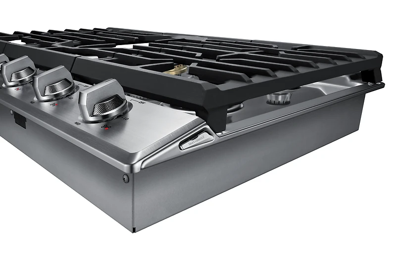 30" Smart Gas Cooktop with 22K BTU Dual Power Burner | Samsung Canada