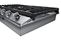 30" Smart Gas Cooktop with 22K BTU Dual Power Burner | Samsung Canada