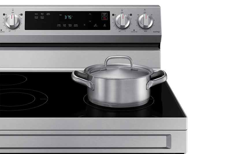 30" 6.3 cu. Ft. Smart Electric Freestanding Range | Samsung Canada