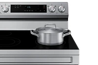 30" 6.3 cu. Ft. Smart Electric Freestanding Range | Samsung Canada