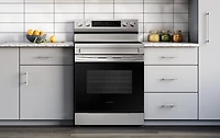 30" 6.3 cu. Ft. Smart Electric Freestanding Range | Samsung Canada