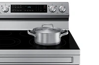 30" 6.3 cu. Ft. Smart Electric Freestanding Fan Convection Range with Air Fry | Samsung Canada