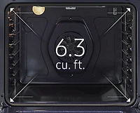 30" 6.3 cu. Ft. Smart Electric Freestanding Fan Convection Range with Air Fry | Samsung Canada