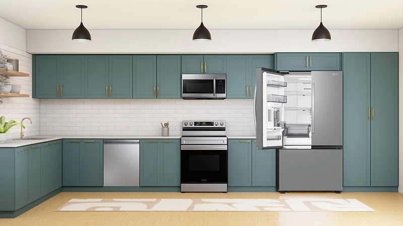 30" 6.3 cu. Ft. Smart Electric Freestanding Fan Convection Range with Air Fry | Samsung Canada