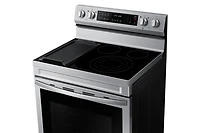 30" 6.3 cu. Ft. Smart Electric Freestanding True Convection Range with Air Fry | Samsung CA