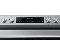 30" 6.3 cu. Ft. Smart Electric Freestanding True Convection Range with Air Fry | Samsung CA
