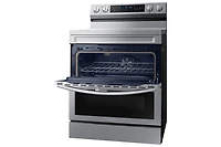 30" 6.3 cu. Ft. Electric Freestanding True Convection Range with Flex Duo™ & Air Fry NE63A6751SS/AC | Samsung Canada