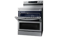 30" 6.3 cu. Ft. Electric Freestanding True Convection Range with Flex Duo™ & Air Fry NE63A6751SS/AC | Samsung Canada