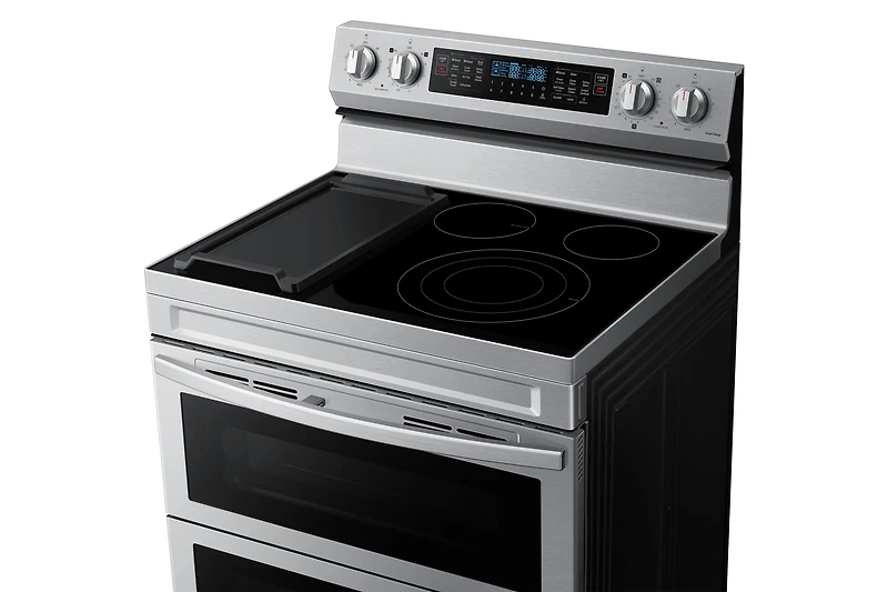 30" 6.3 cu. Ft. Electric Freestanding True Convection Range with Flex Duo™ & Air Fry NE63A6751SS/AC | Samsung Canada