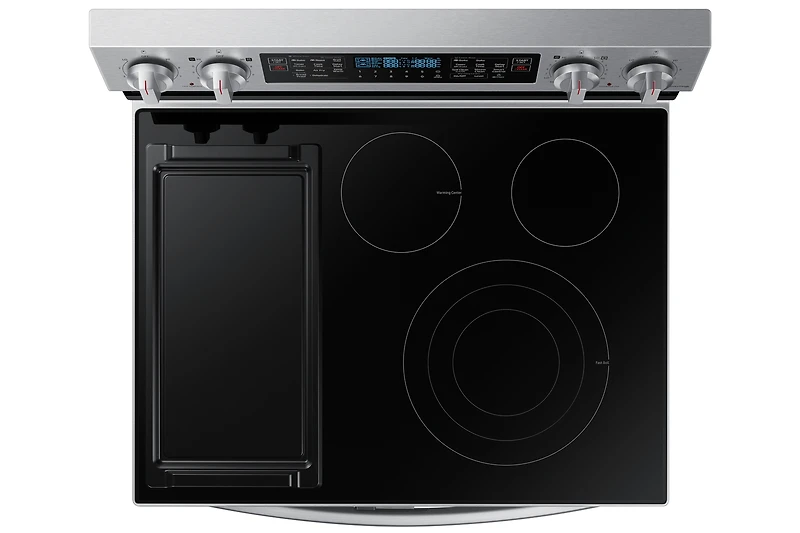 30" 6.3 cu. Ft. Electric Freestanding True Convection Range with Flex Duo™ & Air Fry NE63A6751SS/AC | Samsung Canada